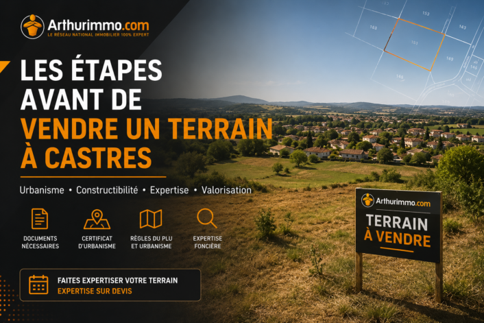 vendre un terrain à castres