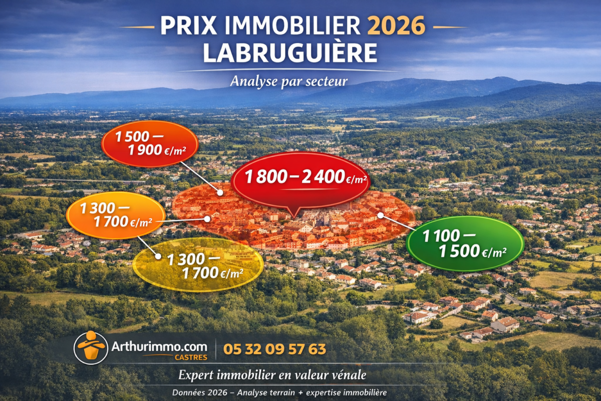 prix immobilier labruguiere 2026