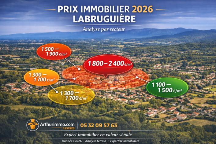 prix immobilier labruguiere 2026