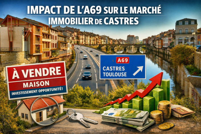 impact A69 sur le marche immobilier à Castres
