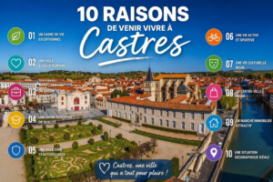 venir vivre à castres
