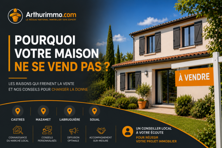 Pourquoi votre maison ne se vend pas à Castres, Mazamet, Labruguière, Soual?