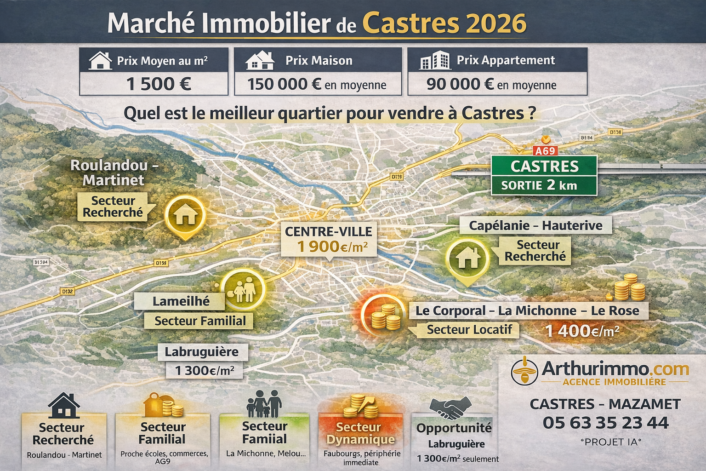prix immobilier castres