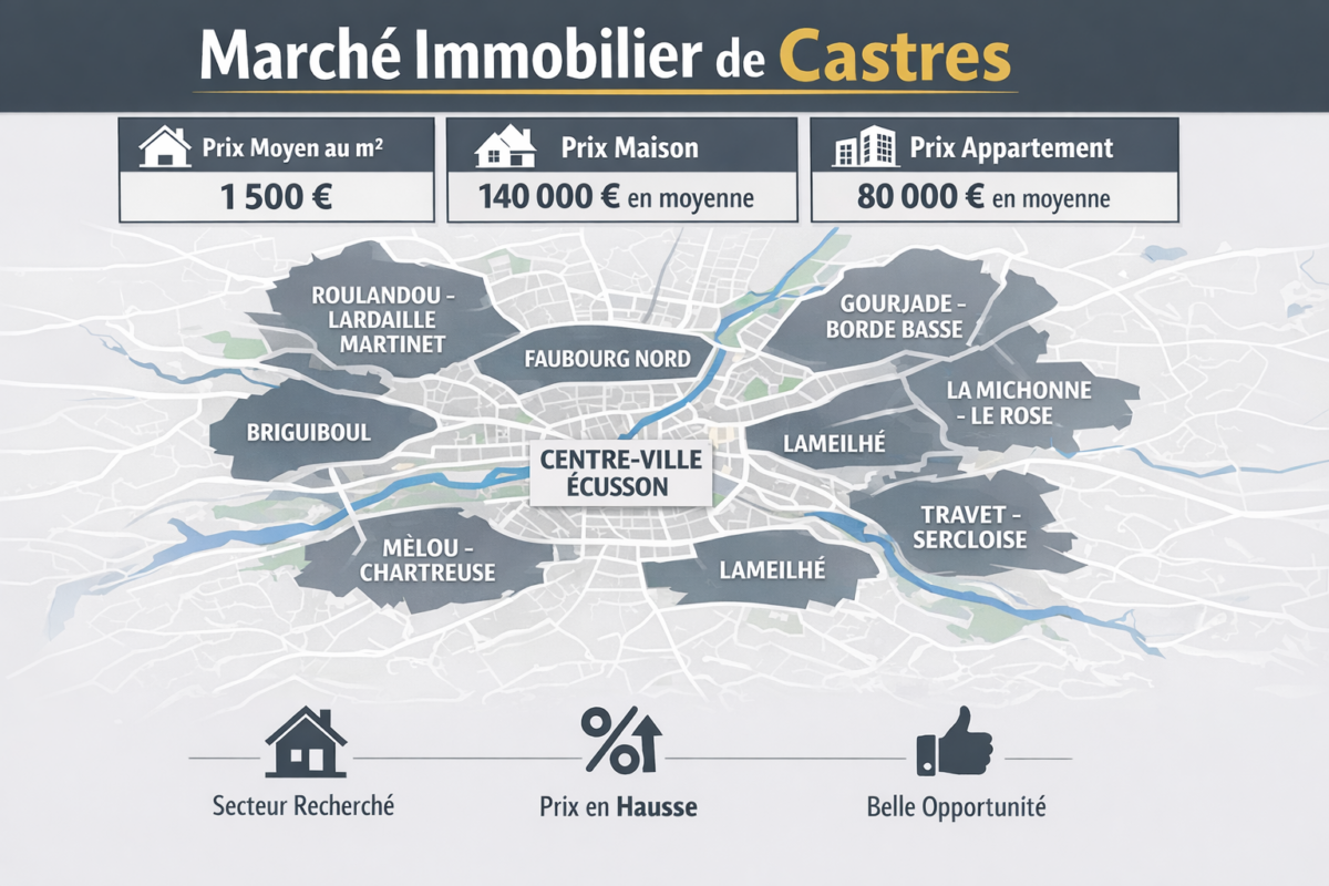 prix immobilier Castres 2026 quartier Roulandou corporal