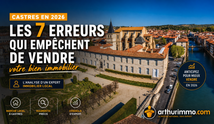 LES 7 ERREURS QUI EMPÊCHENT DE VENDRE UN BIEN IMMOBILIER À CASTRES EN 2026