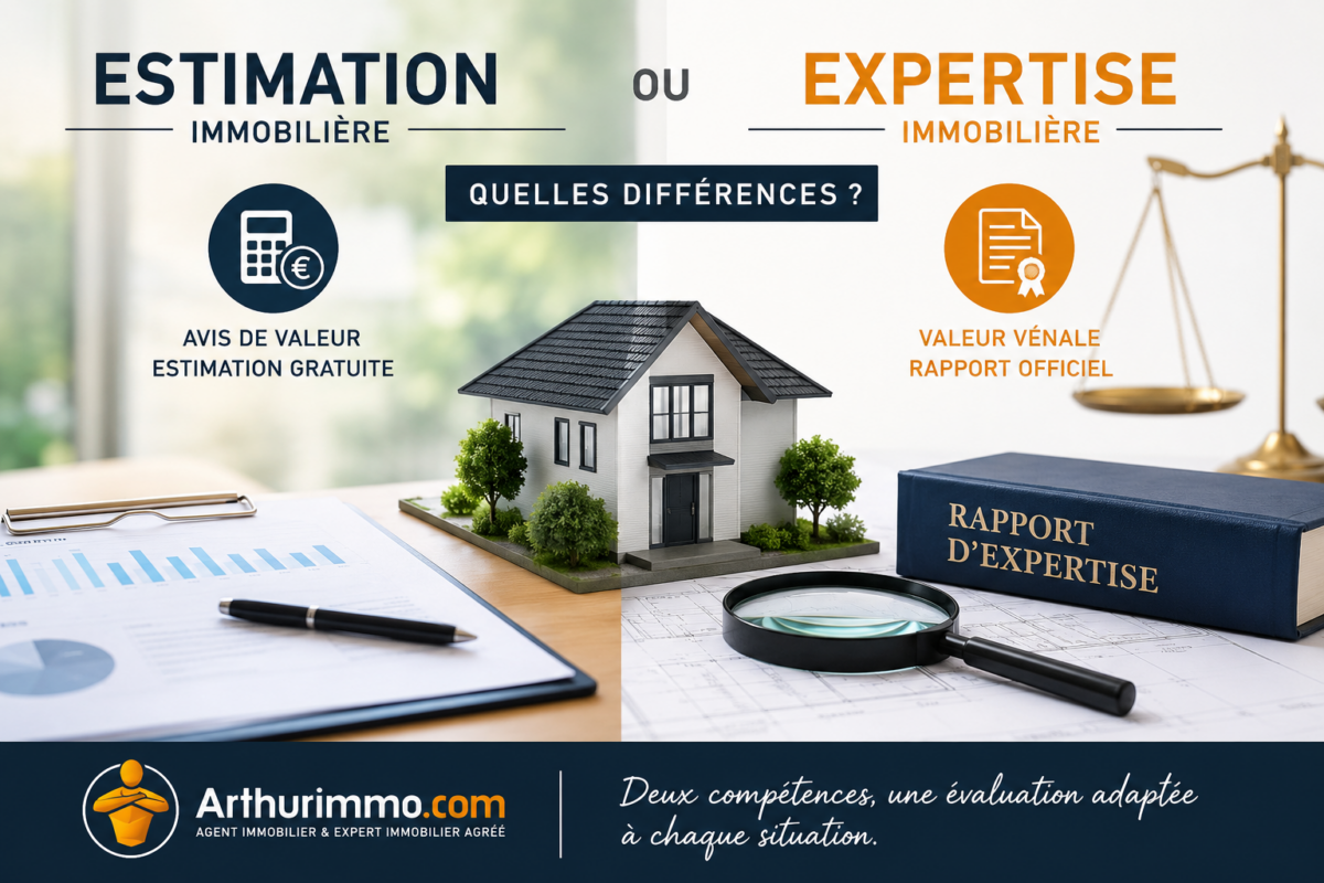 différences entre estimation et expertise