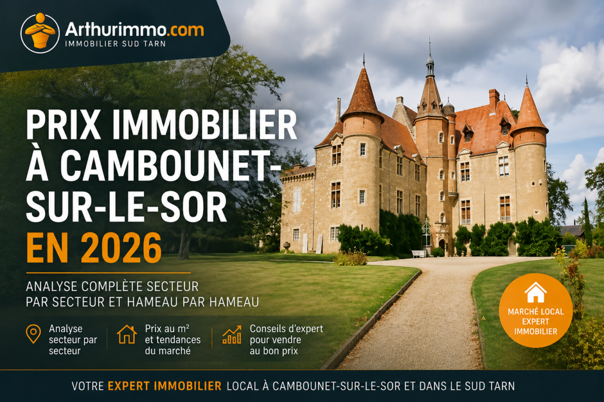 marche immobilier cambounet sur le sor