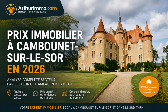 marche immobilier cambounet sur le sor