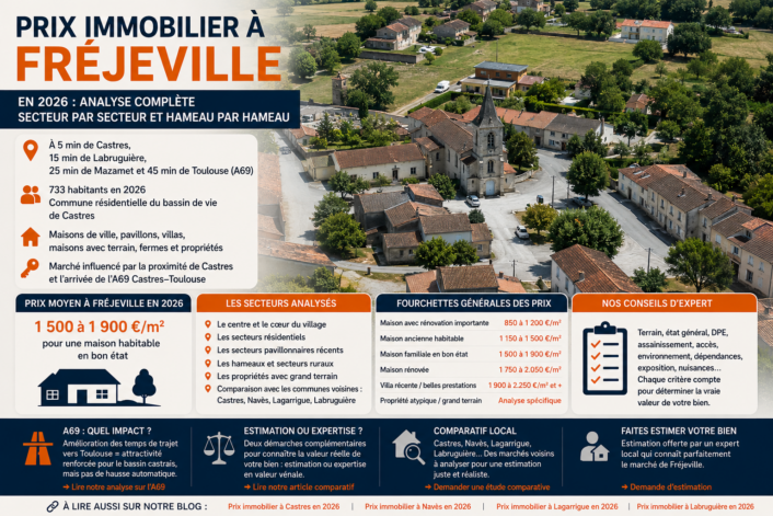 prix immobilier frejeville