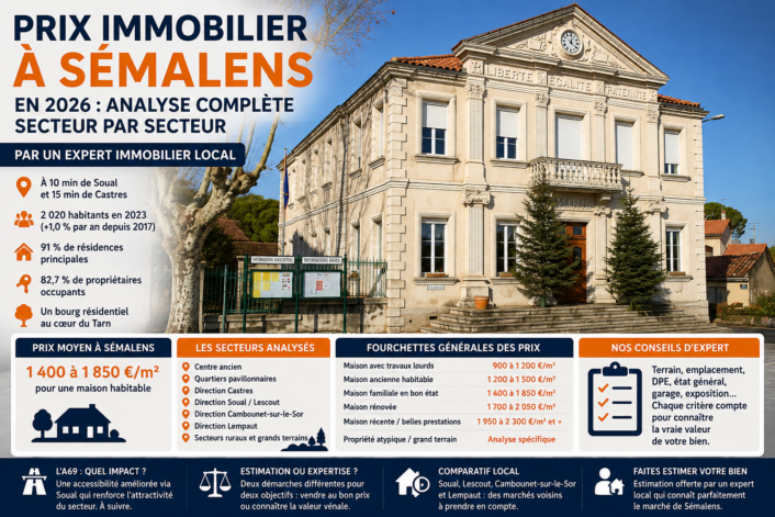prix immobilier semalens